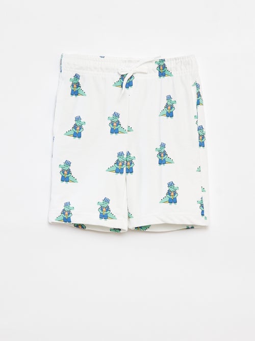 Lote de 2 calções em moletão - Kiabi