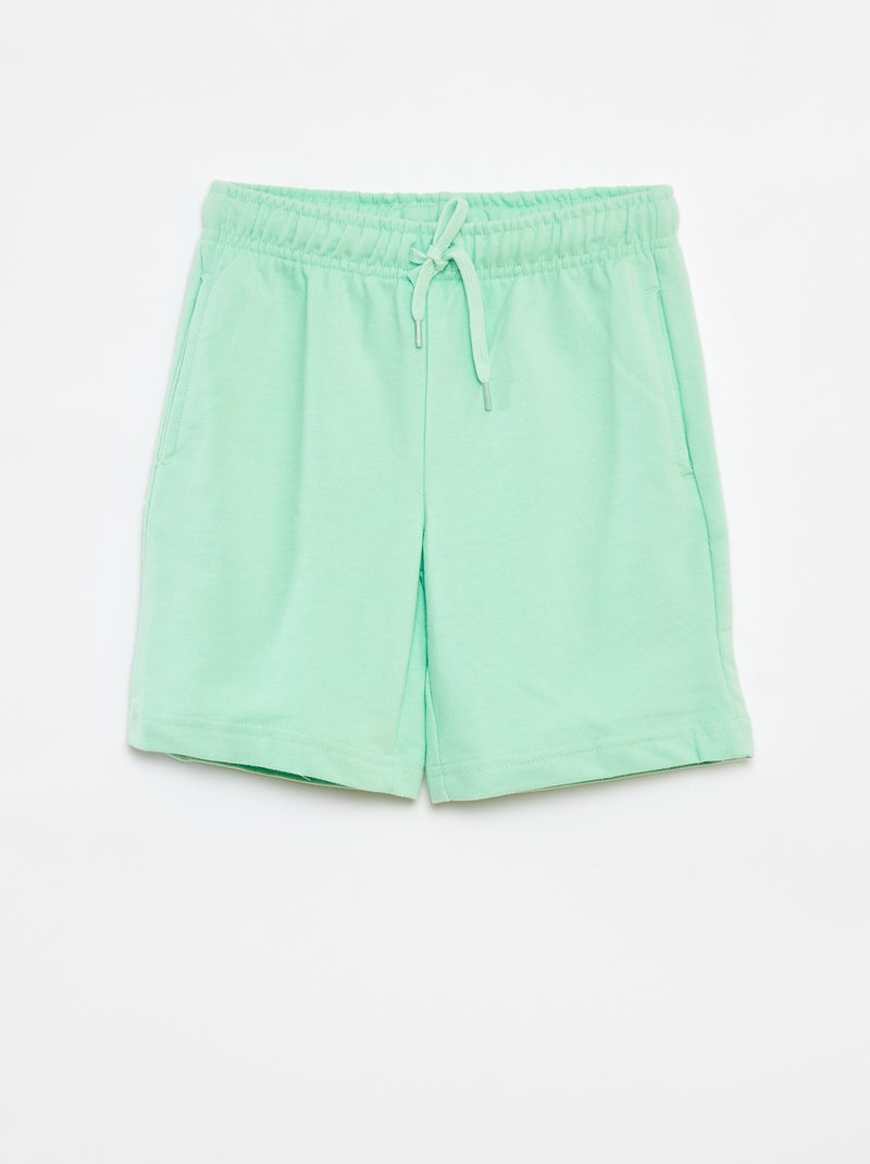 Lote de 2 calções em moletão BRANCO - Kiabi