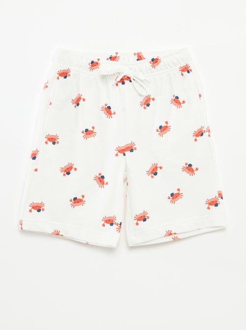 Lote de 2 calções em moletão - Kiabi