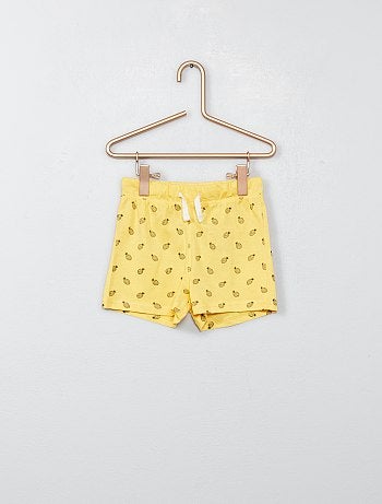 Lote de 2 calções em puro algodão - Kiabi