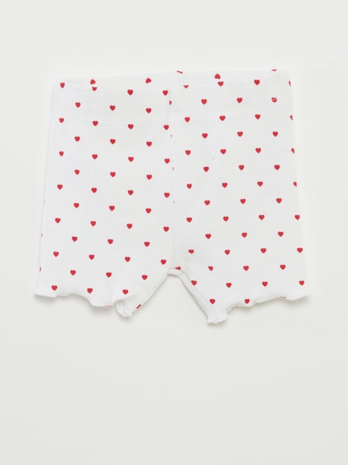 Lote de 2 calções tipo ciclista  - 2 peças - Kiabi