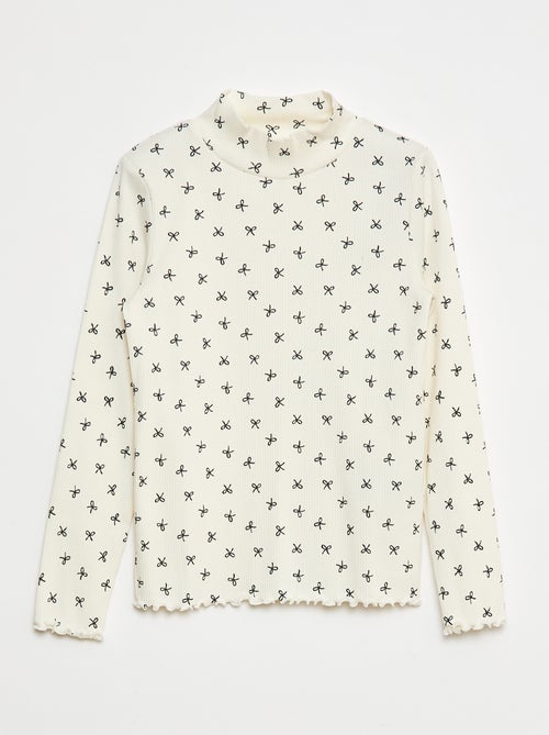 Lote de 2 camisolas de gola alta caneladas - Kiabi