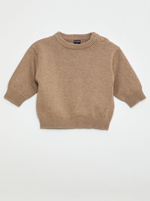 Lote de 2 camisolas em malha compacta - Kiabi