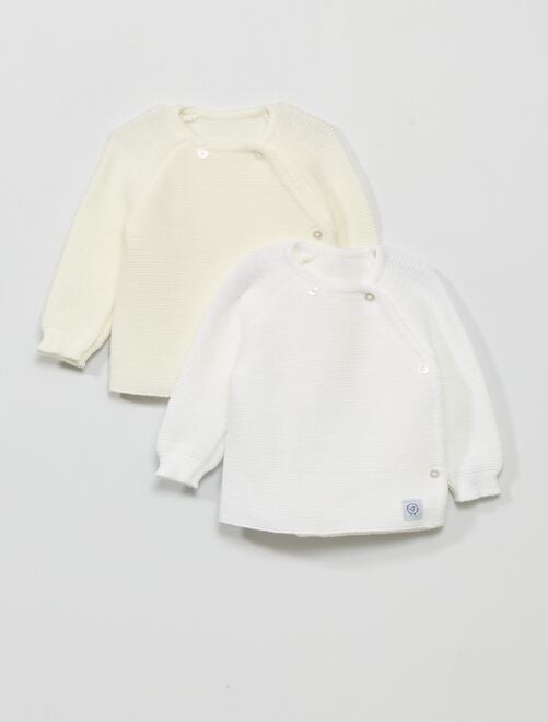 Lote de 2 camisolas 'Manufacture de Layette' - Fabricado em França - Kiabi