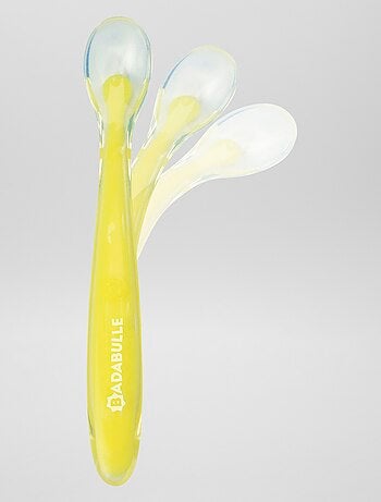Lote de 2 colheres em silicone 'Badabulle'