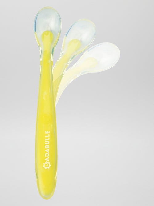 Lote de 2 colheres em silicone 'Badabulle' - Kiabi
