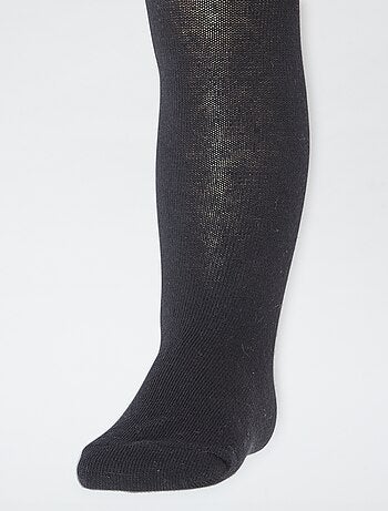 Lote de 2 collants em jersey liso