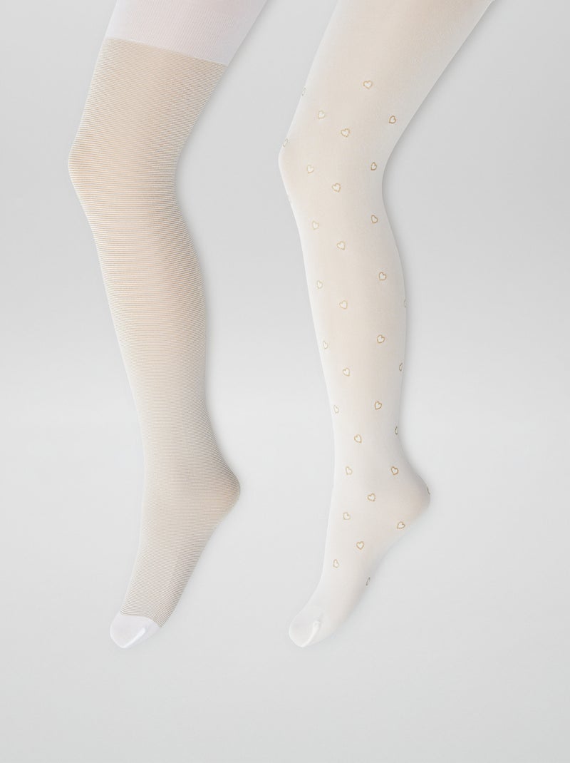 Lote de 2 collants leves fantasia AMARELO - Kiabi
