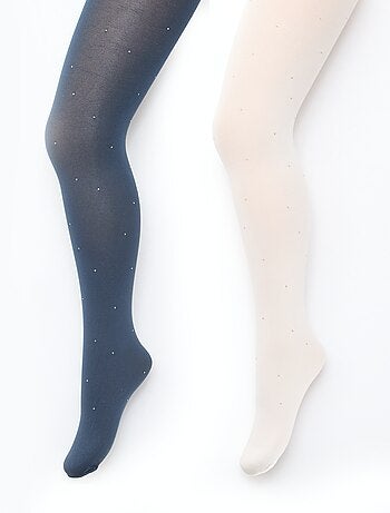 Lote de 2 collants leves fantasia