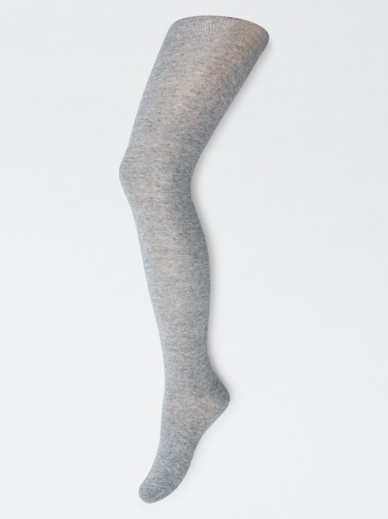 Lote de 2 collants quentes Cinza - Kiabi