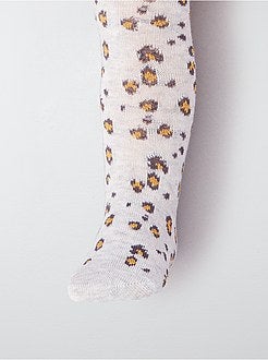 Lote de 2 collants quentes - Kiabi