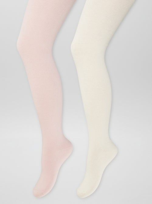 Lote de 2 collants quentes - Kiabi