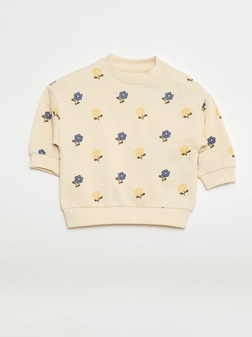 Lote de 2 conjuntos camisola + calças em algodão - Kiabi