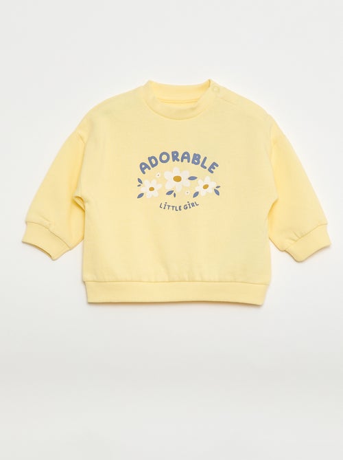 Lote de 2 conjuntos camisola + calças em algodão - Kiabi