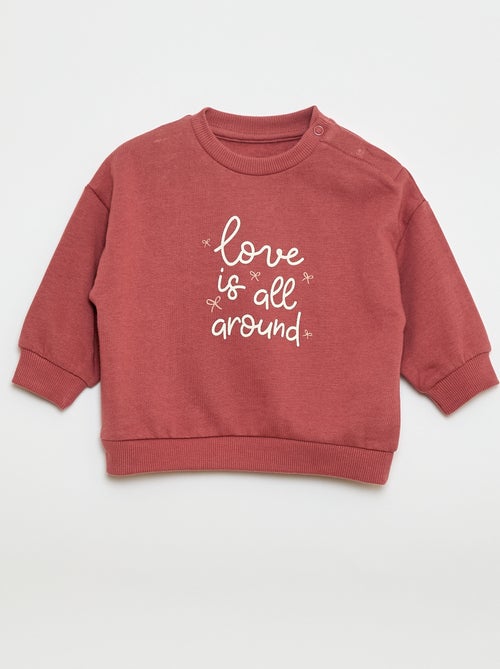 Lote de 2 conjuntos camisola + calças em algodão - Kiabi