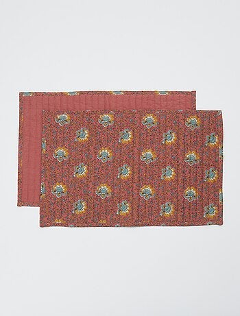 Lote de 2 conjuntos de mesa 30 x 45 cm - Kiabi Home