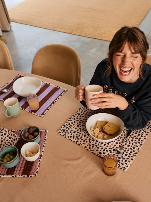 Lote de 2 conjuntos de mesa 30 x 45 cm  - Kiabi Home - Kiabi