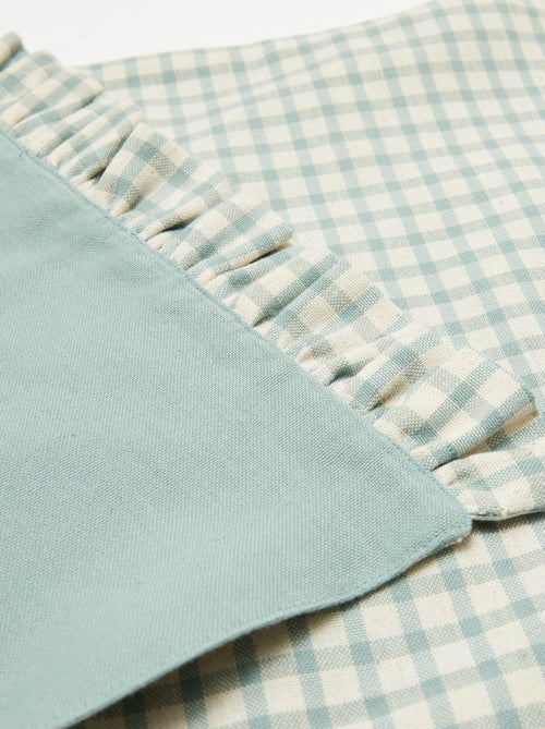 Lote de 2 conjuntos de mesa (32 x 45 cm) com folhos - Kiabi