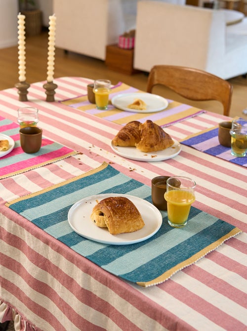 Lote de 2 conjuntos de mesa de fantasia (32 x 45 cm)  - Kiabi Home - Kiabi