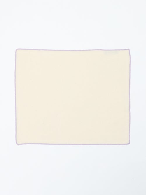 Lote de 2 conjuntos de mesa/guardanapos 2 em 1 lisos (32x40 cm) - Kiabi Home - Kiabi