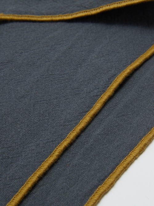 Lote de 2 conjuntos de mesa/guardanapos 2 em 1 lisos (32x40 cm) - Kiabi Home - Kiabi