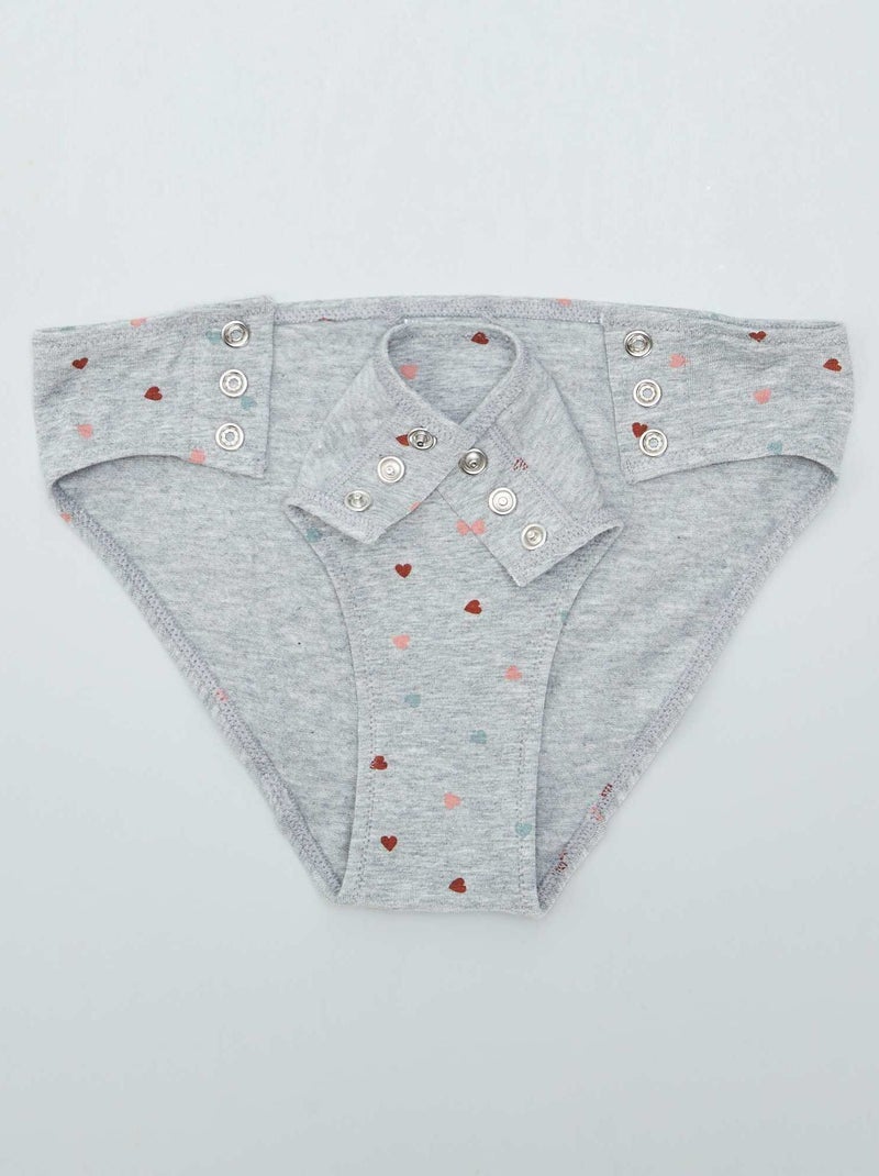 Lote de 2 cuecas - So Easy CINZA - Kiabi