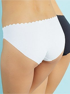 Lote de 2 cuecas Body Touch em algodão elástico 'DIM' - Kiabi