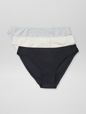 Lote de 2 cuecas em algodão