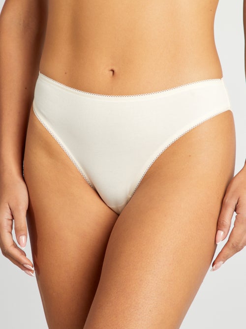 Lote de 2 cuecas em algodão - Kiabi