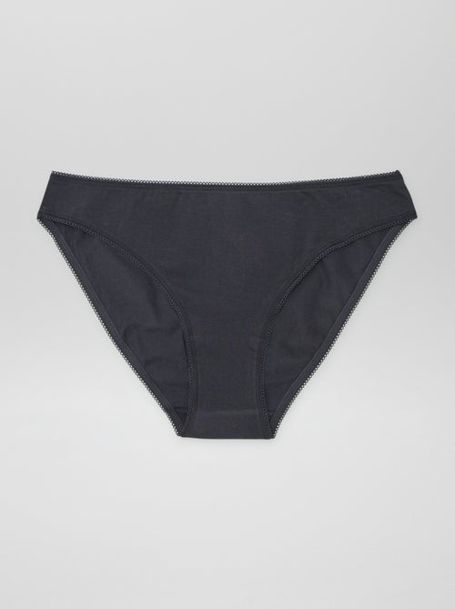 Lote de 2 cuecas em algodão - Kiabi