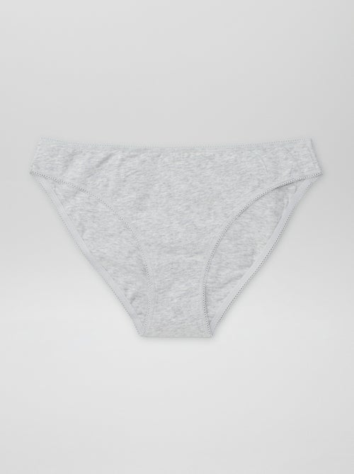 Lote de 2 cuecas em algodão - Kiabi