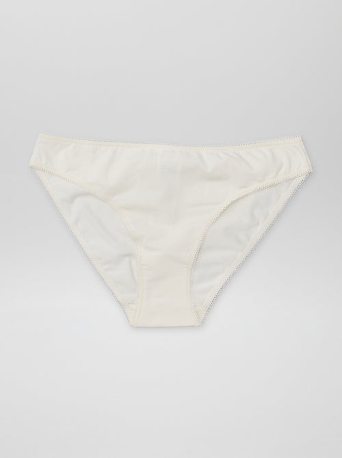 Lote de 2 cuecas em algodão - Kiabi