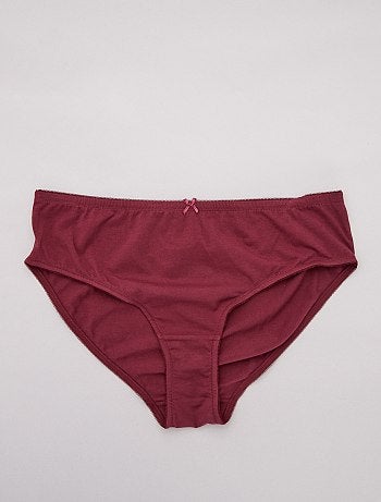 Lote de 2 cuecas em algodão - Kiabi