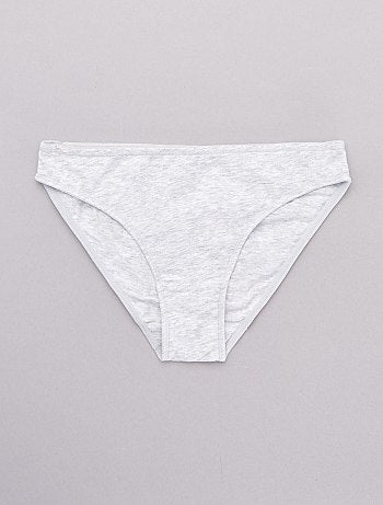 Lote de 2 cuecas em algodão elástico - Kiabi