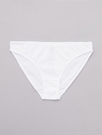 Lote de 2 cuecas em algodão elástico - Kiabi