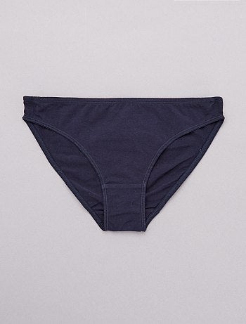 Lote de 2 cuecas em algodão elástico - Kiabi