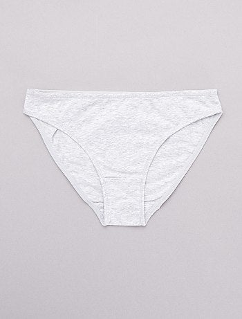 Lote de 2 cuecas em algodão elástico - Kiabi