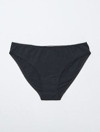 Lote de 2 cuecas em algodão