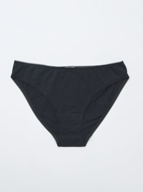 Lote de 2 cuecas em algodão - Kiabi