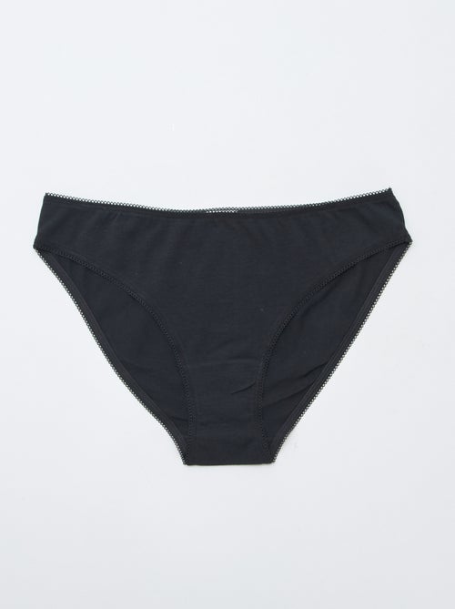 Lote de 2 cuecas em algodão - Kiabi