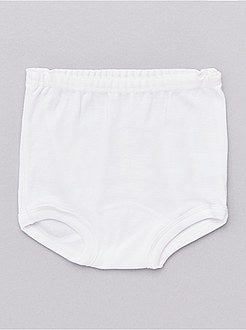 Lote de 2 cuecas em puro algodão biológico 'Absorba' - Kiabi