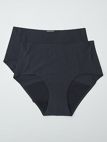 Lote de 2 cuecas menstruais fluxo ligeiro