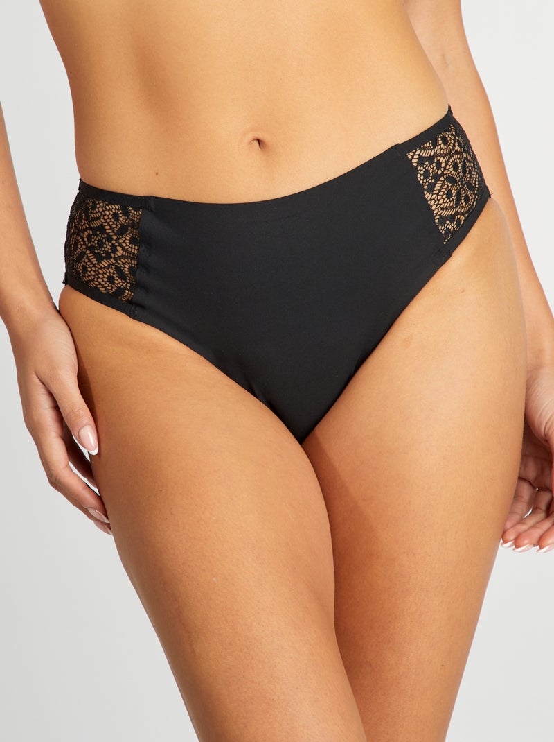 Lote de 2 cuecas menstruais fluxo ligeiro VERMELHO - Kiabi