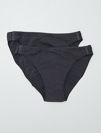 Lote de 2 cuecas menstruais laváveis em algodão - So Easy