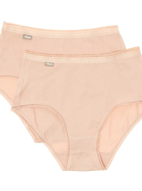 Lote de 2 cuecas Midi em algodão 'Playtex' - Kiabi