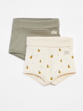 Lote de 2 cuecas para mulher de enfiar - cradle to cradle