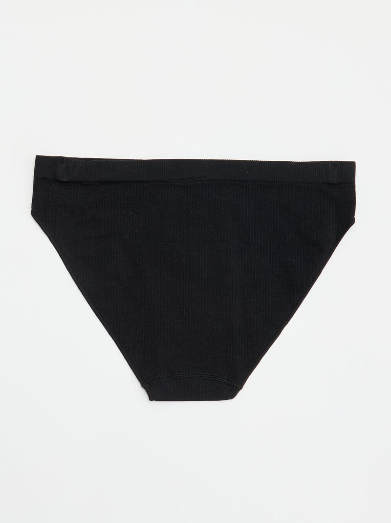 Lote de 2 cuecas para mulher lisas Branco - Kiabi