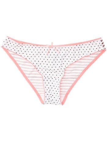 Menina 10-18 anos - Lote de 2 cuecas 'Petit Béguin' - Kiabi