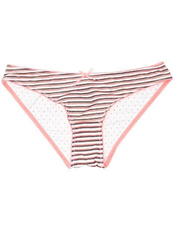 Menina 10-18 anos - Lote de 2 cuecas 'Petit Béguin' - Kiabi