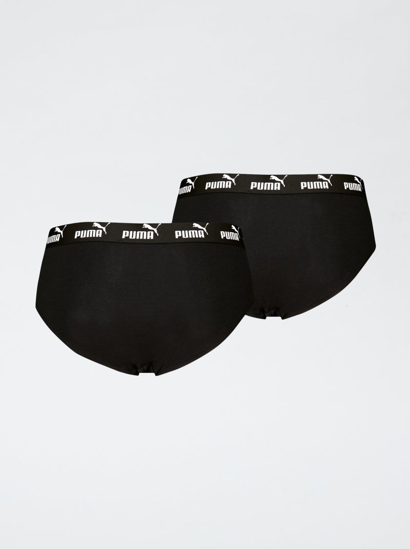 Lote de 2 cuecas 'Puma' Preto - Kiabi